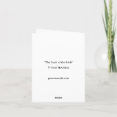 Carte Green Weenii "The Luck of the Irish" Note Card (Dos)
