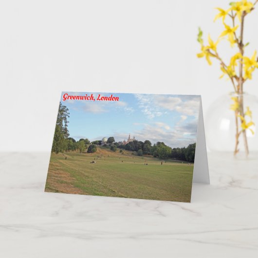 Carte Greenwich Park, Londres (Fleur jaune)