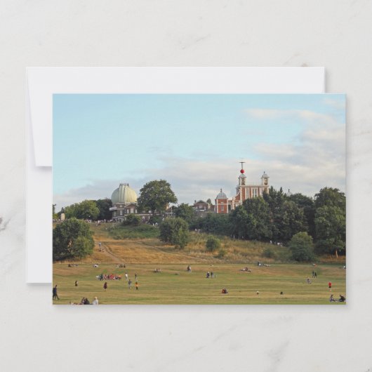 Carte Greenwich Park, Londres (Devant)