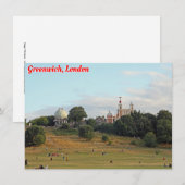 Carte Greenwich Park, Londres (Devant / Derrière)