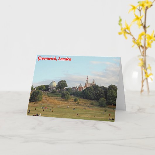 Carte Greenwich Park, Londres (Fleur jaune)