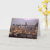 Carte Greeting (Fleur jaune)