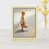 Carte Greeting Card (Fleur jaune)