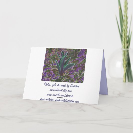 Carte Greeting card (Dos)