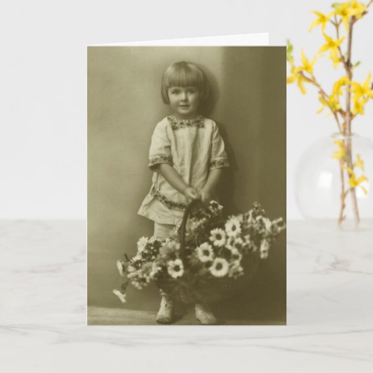 Carte Greeting Card (Fleur jaune)