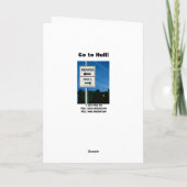 Carte Greeting card (Dos)