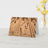 Carte Greeting Card, architecture, Canterbury Cathedral (Fleur jaune)