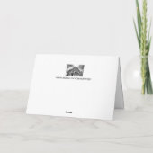 Carte Greeting Card blanc (Dos)