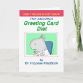 CARTE GREETING CARD DIET (Devant)