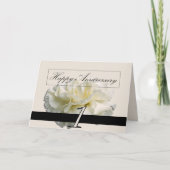 Carte Greeting Card - First Anniversary Carnation (Devant)