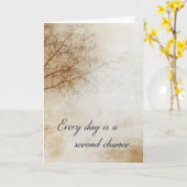 Carte Greeting card/Just Because (Fleur jaune)