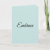 Carte Greeting card " More than your warm embrace" (Devant)