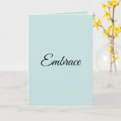 Carte Greeting card " More than your warm embrace" (Fleur jaune)