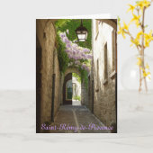 Carte GREETING CARD - Saint-Rémy-de-Provence France (Fleur jaune)