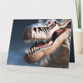 Carte Greeting Fellow T-rexs, Big Birthday Card (Dos)