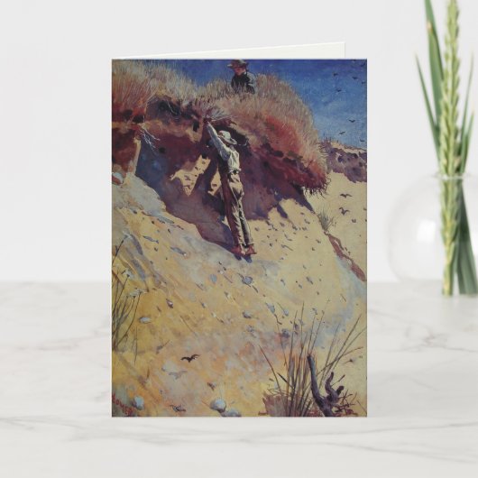 Carte Greetingcard avec la peinture de Winslow Homer (Devant)