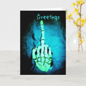 Carte Greetings (Fleur jaune)