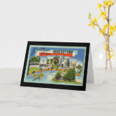 Carte Greetings from Hagertown (Fleur jaune)