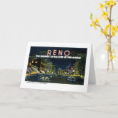 Carte Greetings from Reno, Nevada ! (Fleur jaune)