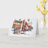 Carte Grelots à Coquillages (Fleur jaune)