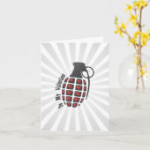 Carte Grenade d'amour (Fleur jaune)