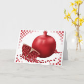 Carte Grenade de fantaisie (Fleur jaune)