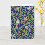 Carte Grenade et Petit Oiseau, William Morris (Fleur jaune)