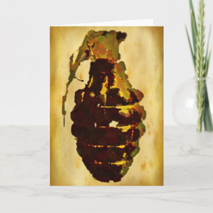 Carte Grenade Greeting Card