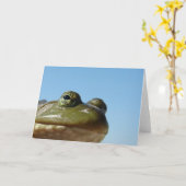 Carte Grenouille (Fleur jaune)
