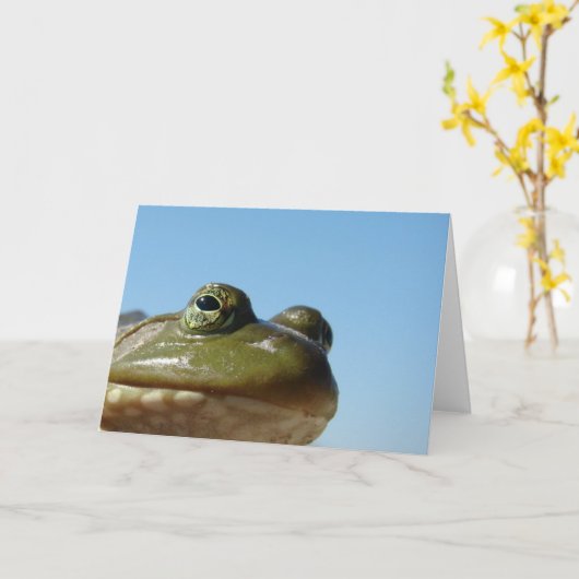 Carte Grenouille (Fleur jaune)