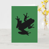Carte grenouille (Fleur jaune)