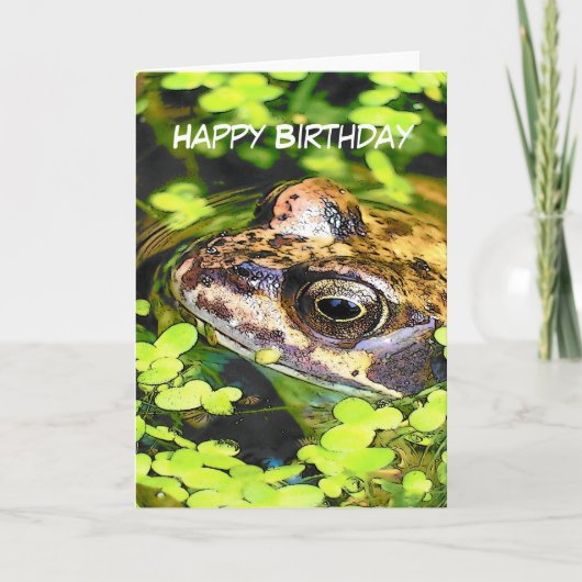 CARTE GRENOUILLE (Devant)