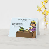 Carte Grenouille apparaît à la première date de rencontr (Fleur jaune)