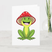 Carte Grenouille au champignon (Devant)