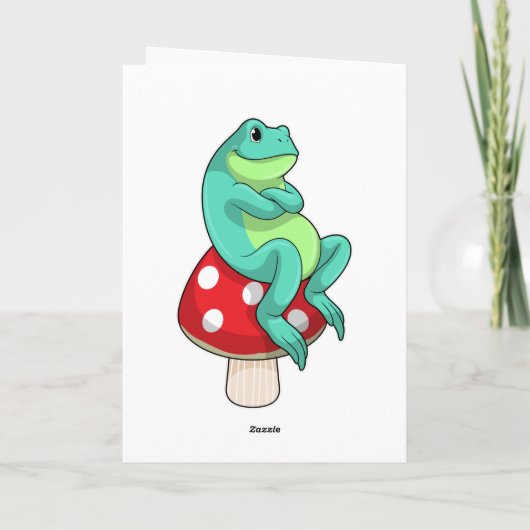 Carte Grenouille avec Champignon (Dos)