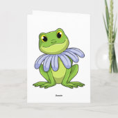 Carte Grenouille avec Daisy (Dos)