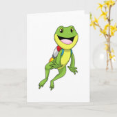 Carte Grenouille avec Jetpack (Fleur jaune)