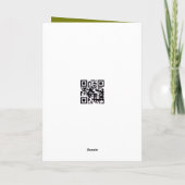 Carte Grenouille d'anniversaire dans une pose d'arbre de (Dos)