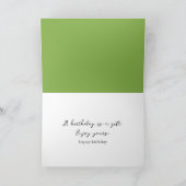 Carte Grenouille d'anniversaire flottant sur un tonneau (Intérieur)