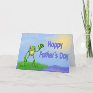 Carte Grenouille d'anniversaire Hoppy