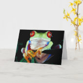 Carte Grenouille d'arbre (Fleur jaune)