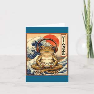 Carte Grenouille de jeu japonaise, œuvre d'art de la gra