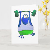 Carte Grenouille de levage (Fleur jaune)