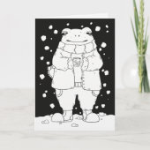 Carte Grenouille de Noël (Devant)