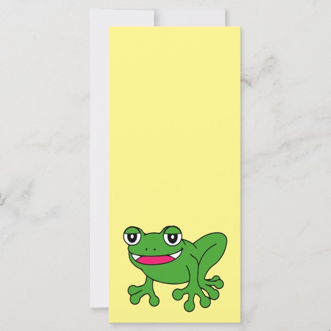 Carte Grenouille drôle (Devant)
