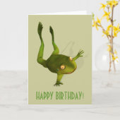 Carte Grenouille folâtre (Fleur jaune)