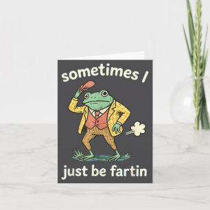 Carte Grenouille I Faisant Parfois Juste Club De Pet