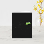 Carte Grenouille malhonnête Mème de grenouille drôle Se  (Fleur jaune)