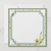 Carte Grenouille nage Ribbit Anniversaire (Dos)