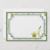 Carte Grenouille nage Ribbit Anniversaire (Dos)